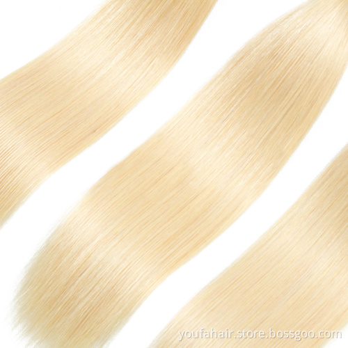 Wholesale 10A Brazilian 100% Human Virgin Hair 613 Blonde Bundles Cuticle Aligned Raw Unprocessed 613 Hair Extensions  Vendors